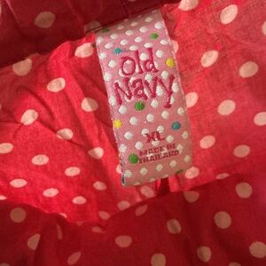 Old Navy Red pajama bottoms with White Dots